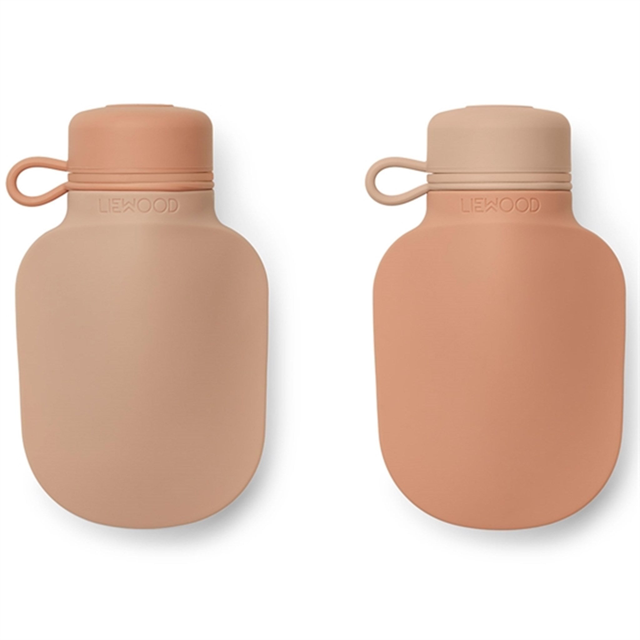 Liewood Silvia Silicone Smoothie bottle 2-pack Rose Mix