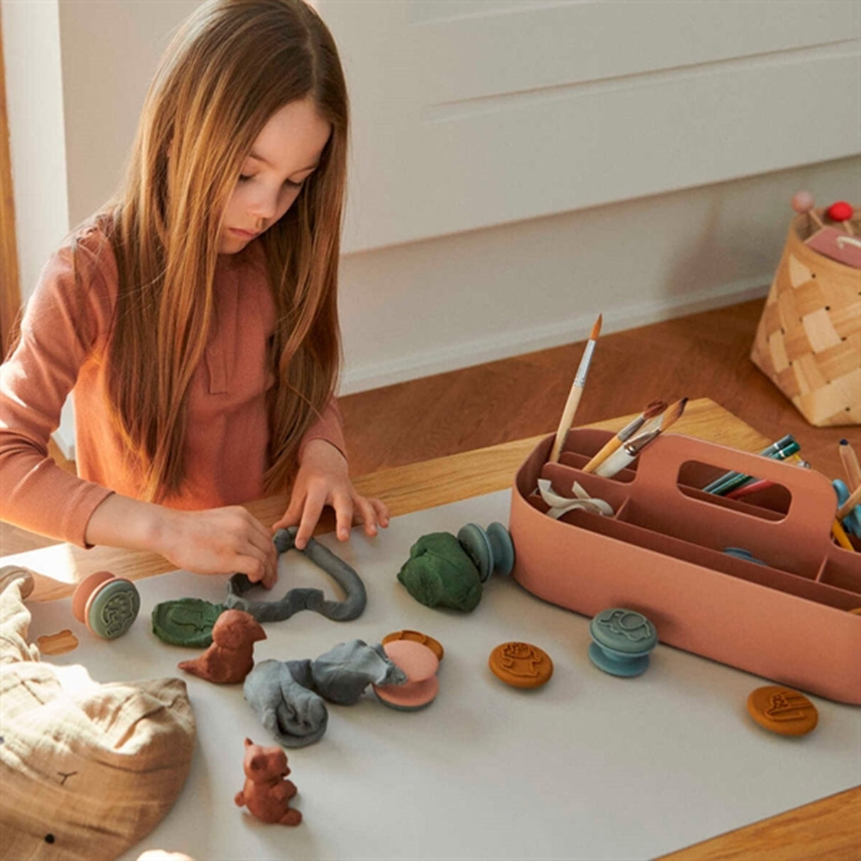 Liewood Hope Storage Caddy Rose