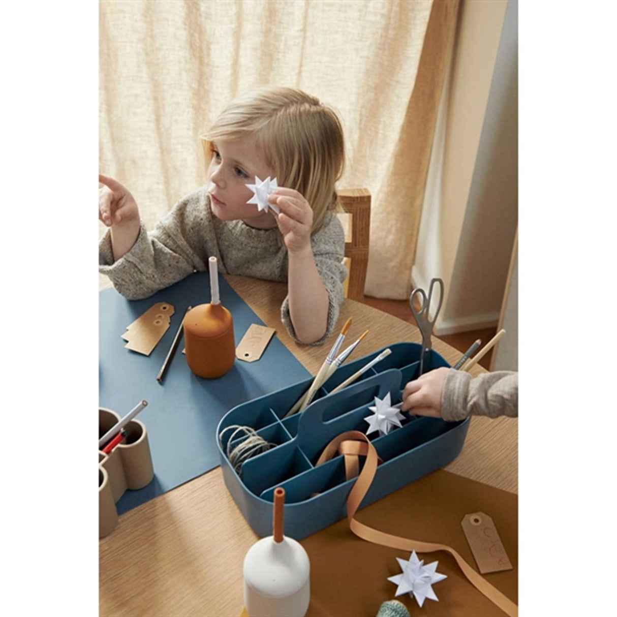 Liewood Hope Storage Caddy Whale Blue