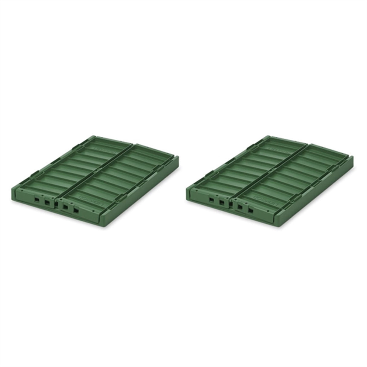 Liewood Weston Storage Box M Garden Green 2-Pack 2