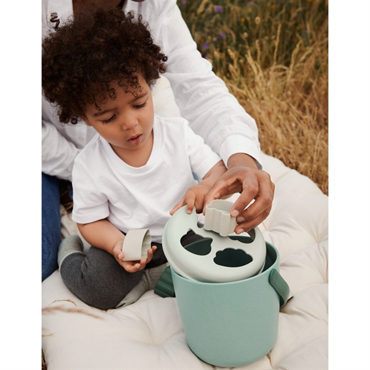 Liewood Jorn Beach Bucket Peppermint Multi Mix