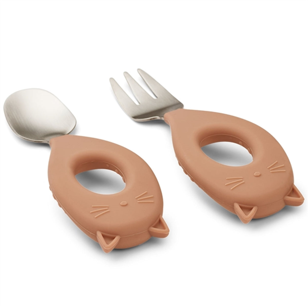 Liewood Stanley Baby Cutlery Cat/Tuscany Rose