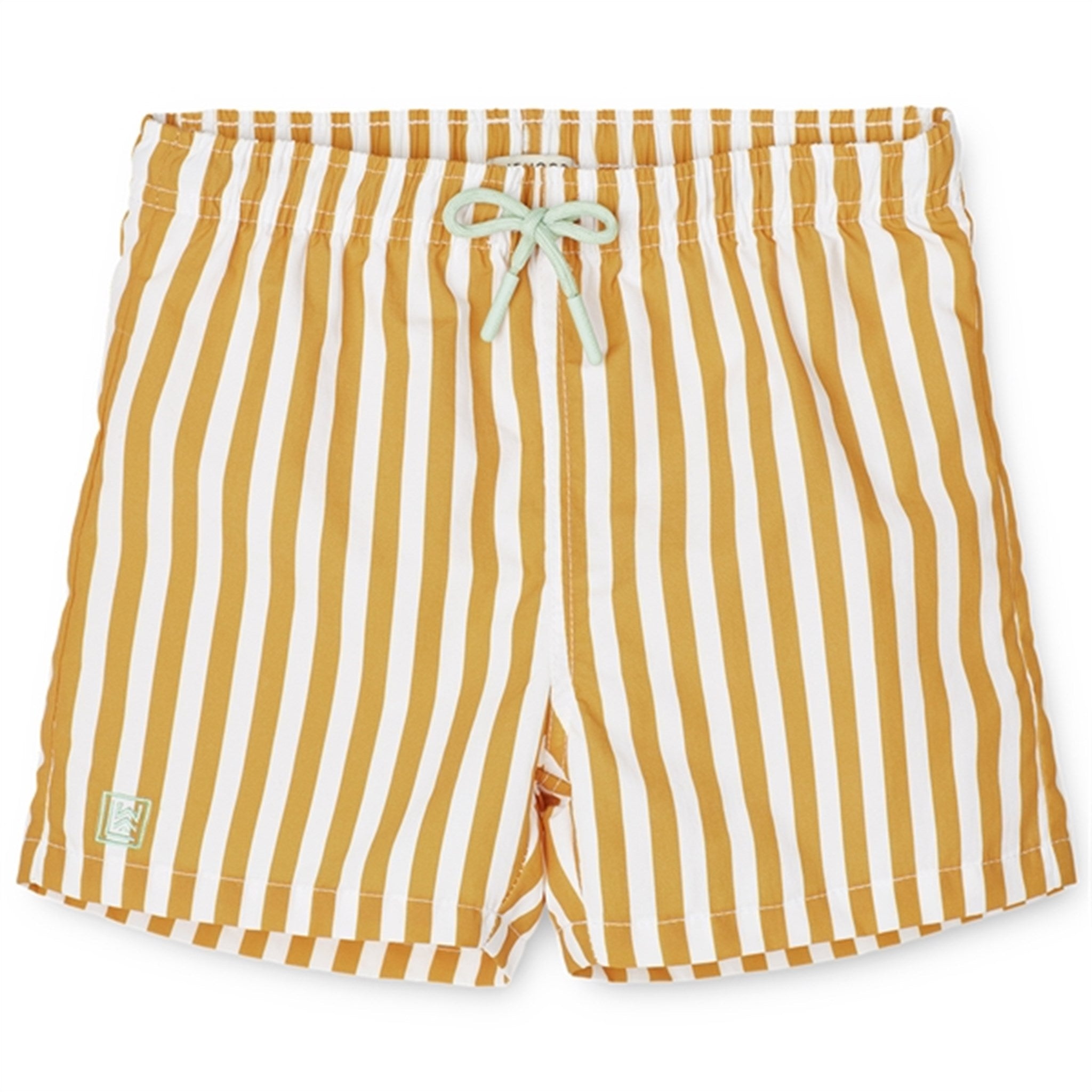 Liewood Duke Board Shorts Stripe Yellow Mellow/White