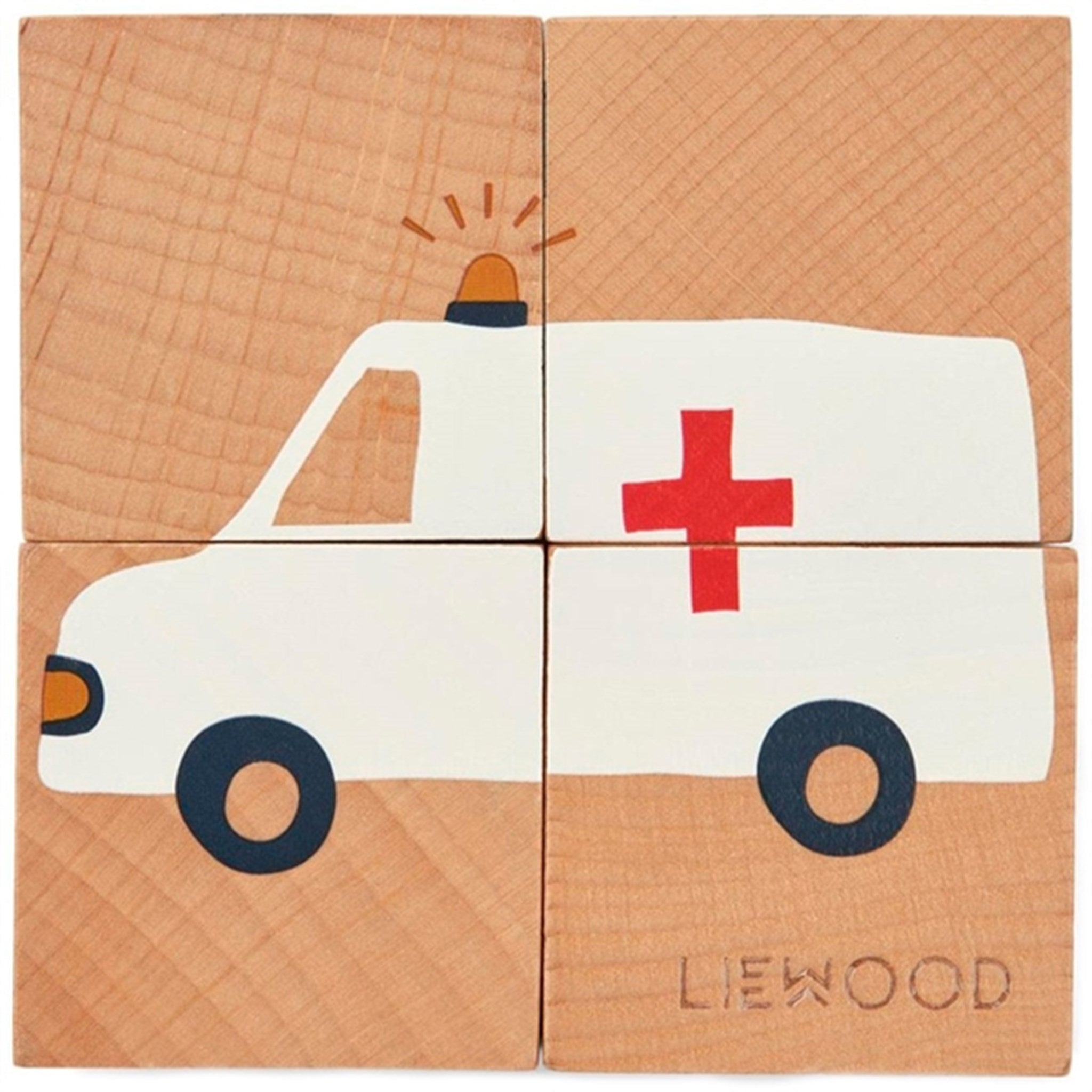 Liewood Aage Puzzle Vehicle/Nature 3