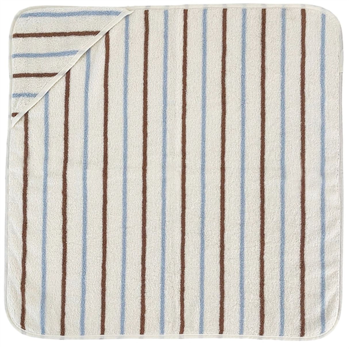OYOY Raita Hooded Towel Caramel/Ice Blue