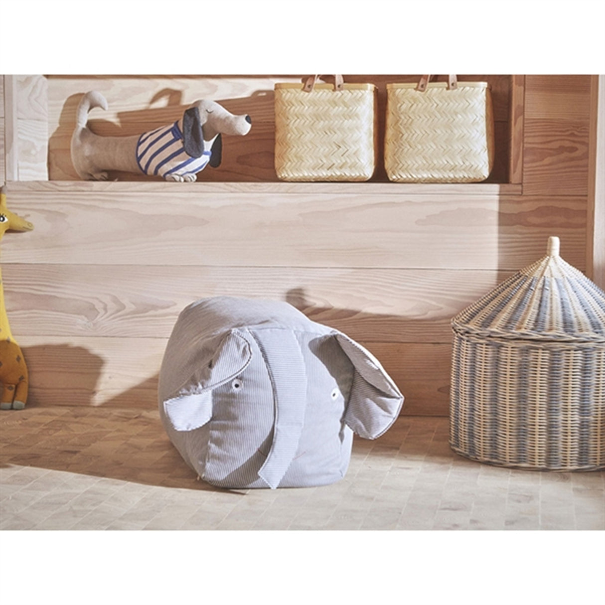 OYOY Circus Basket Blue