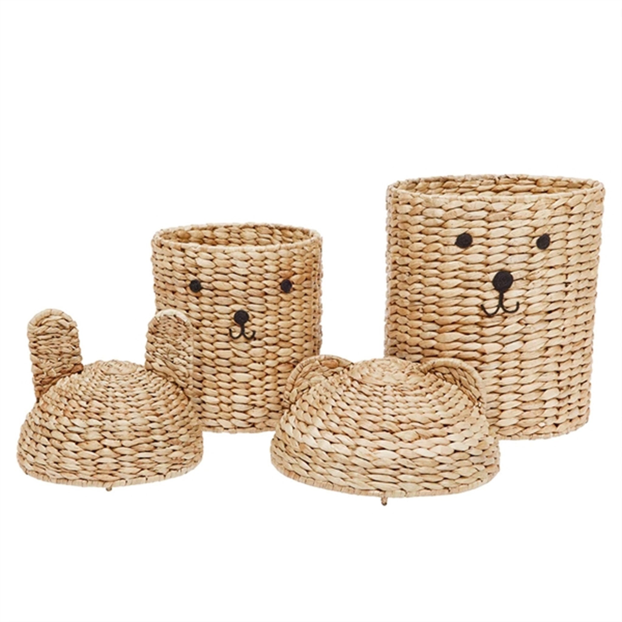 OYOY Bear & Rabbit Storage Basket 2