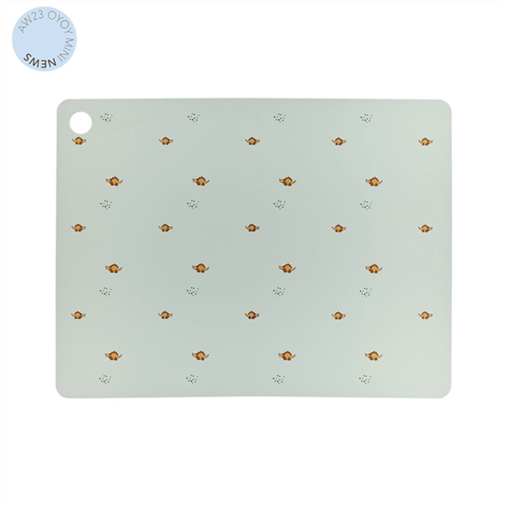 OYOY Placemat Billy Dino Pale Green