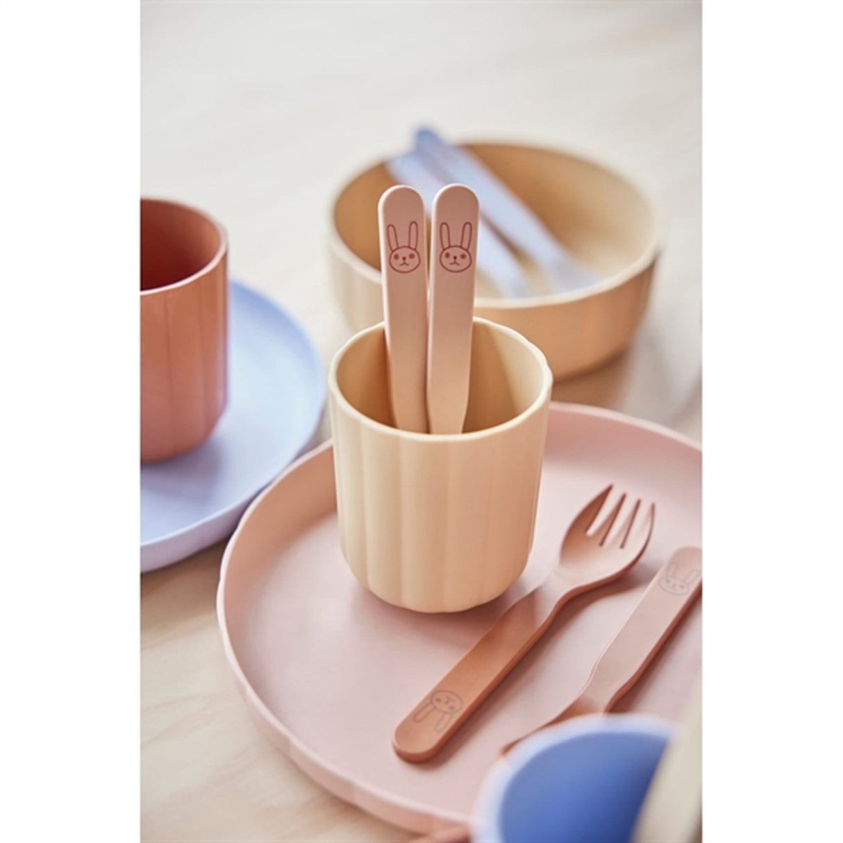 OYOY Pullo Cup 2-pack Taupe / Vanilla