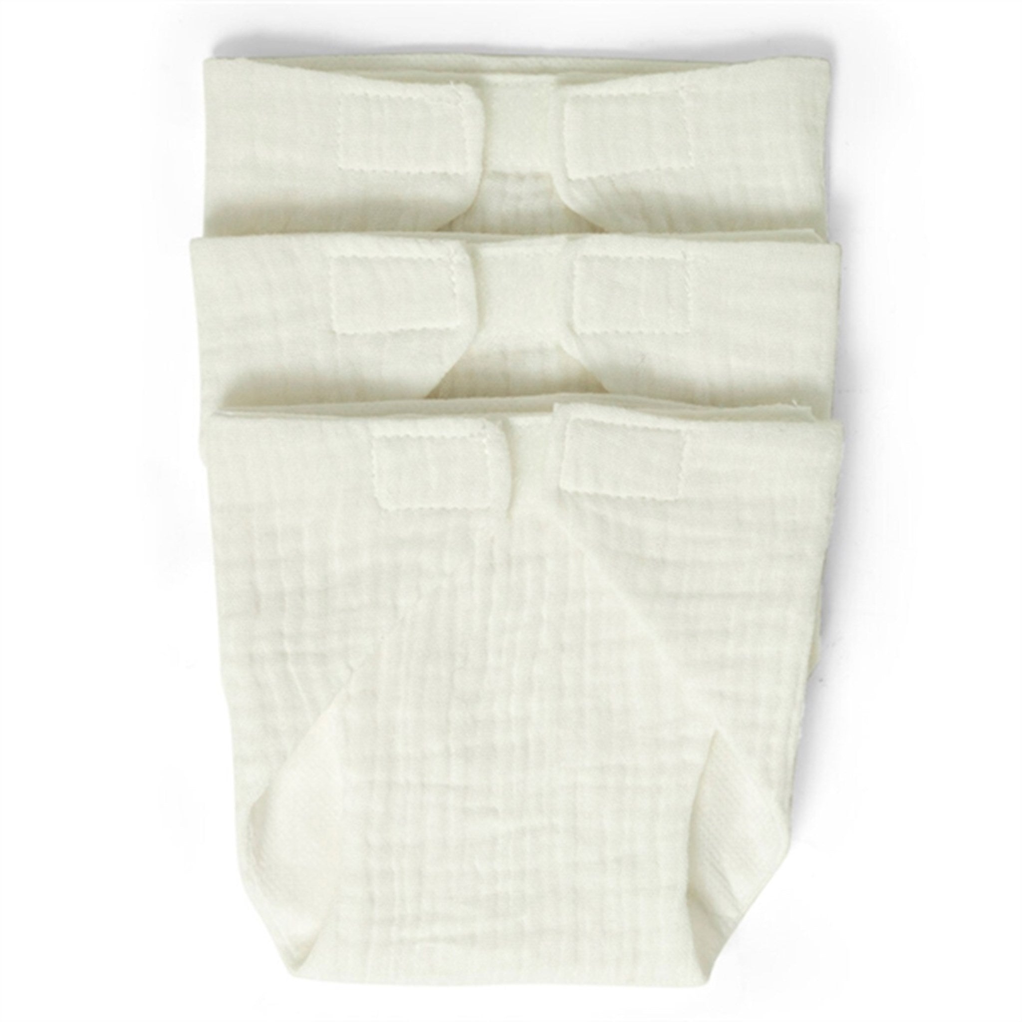 MaMaMeMo Doll Diapers White