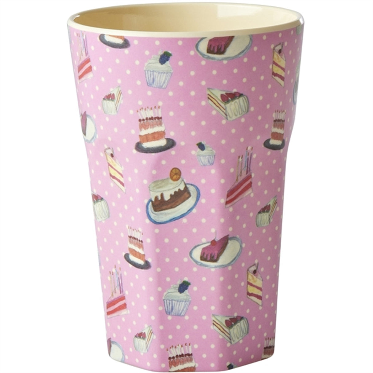 RICE Sweet Cake Print Tall Melamine Cup