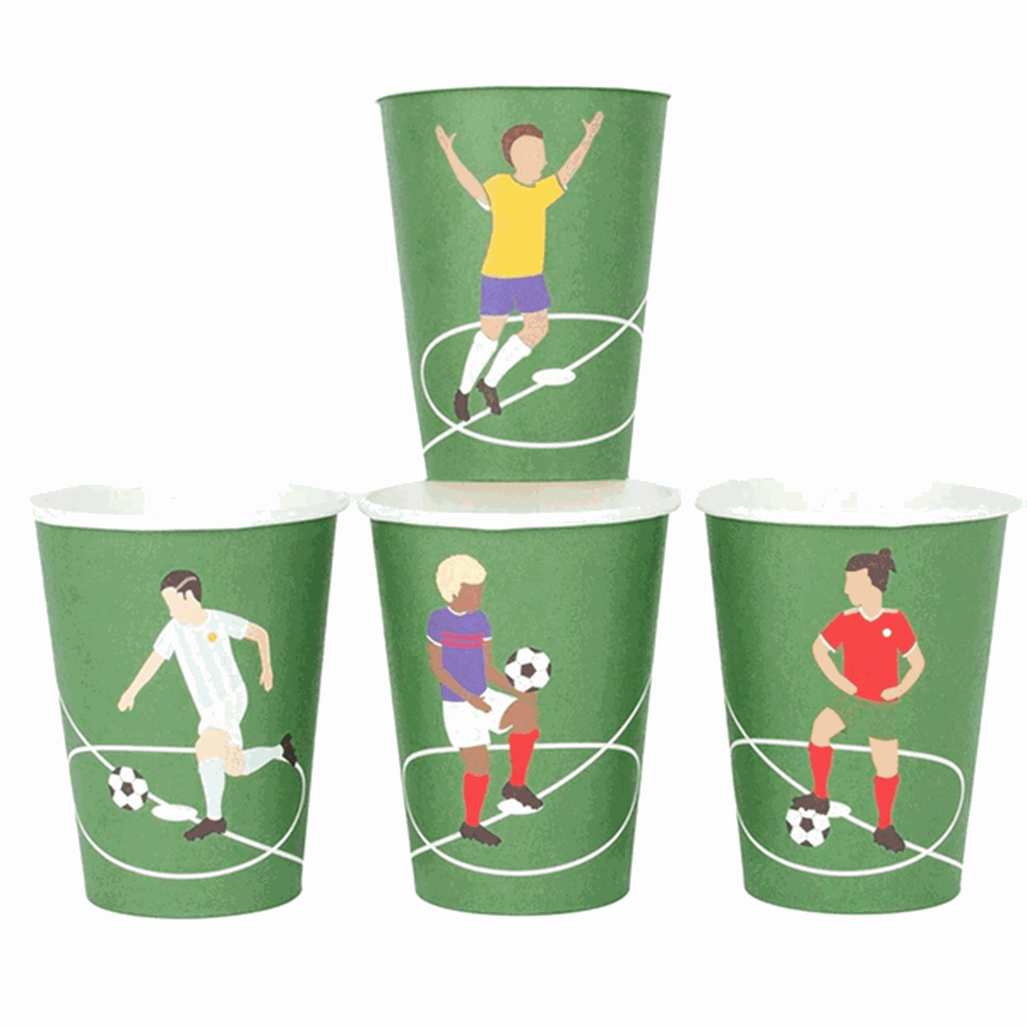 My Little Day Football Cups 8 Pcs