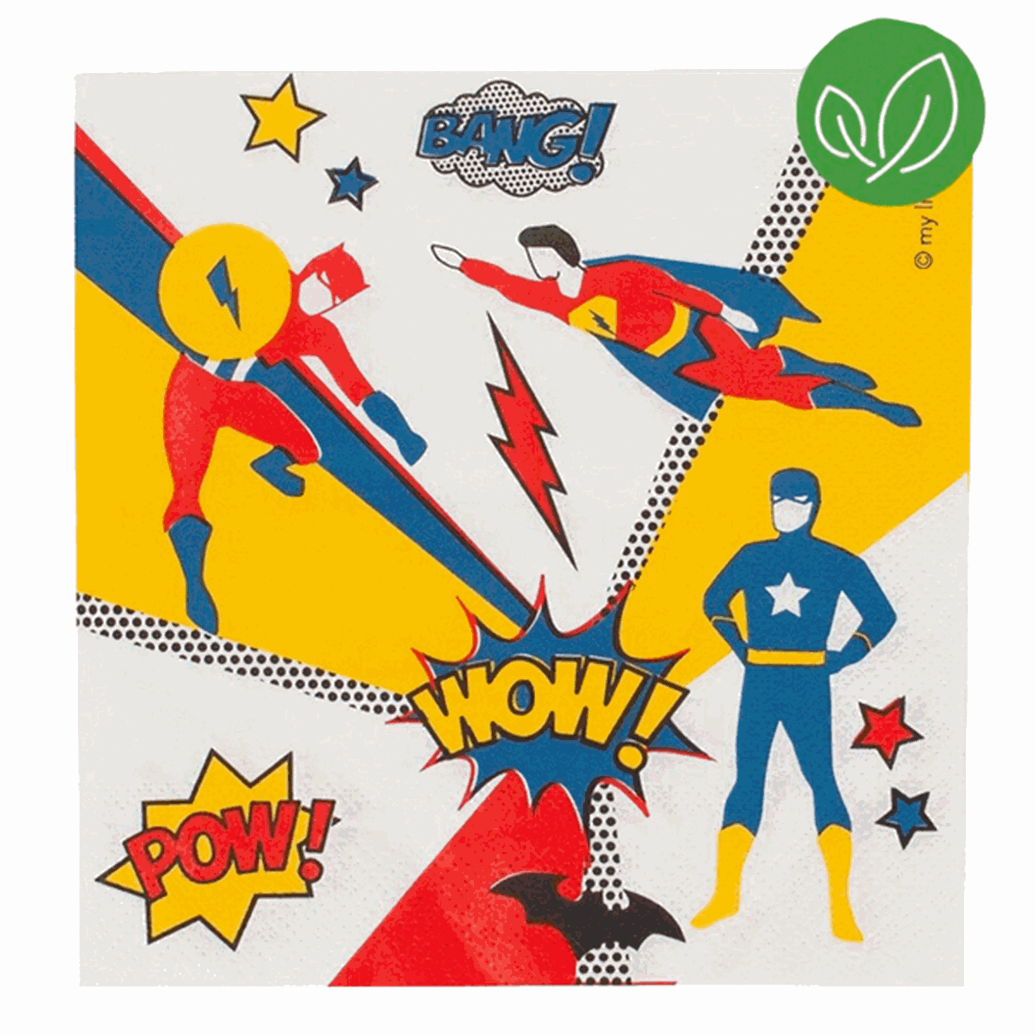 My Little Day Super Heroes Napkins 20 stk