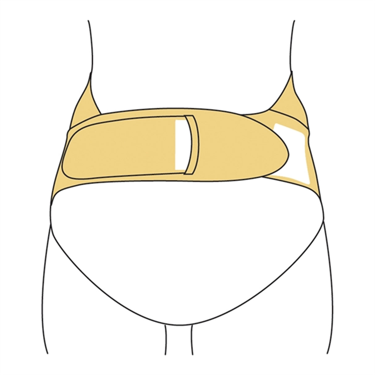 Carriwell Adjustable Support Belt White