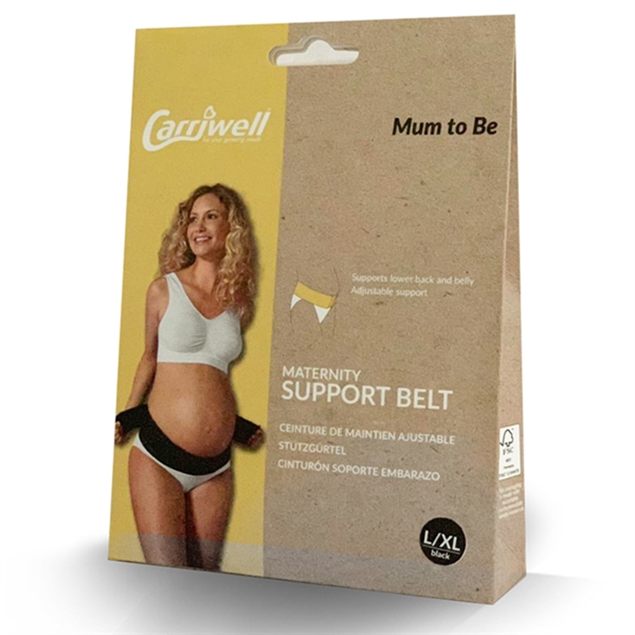 Carriwell Maternity Support Belt Black 5