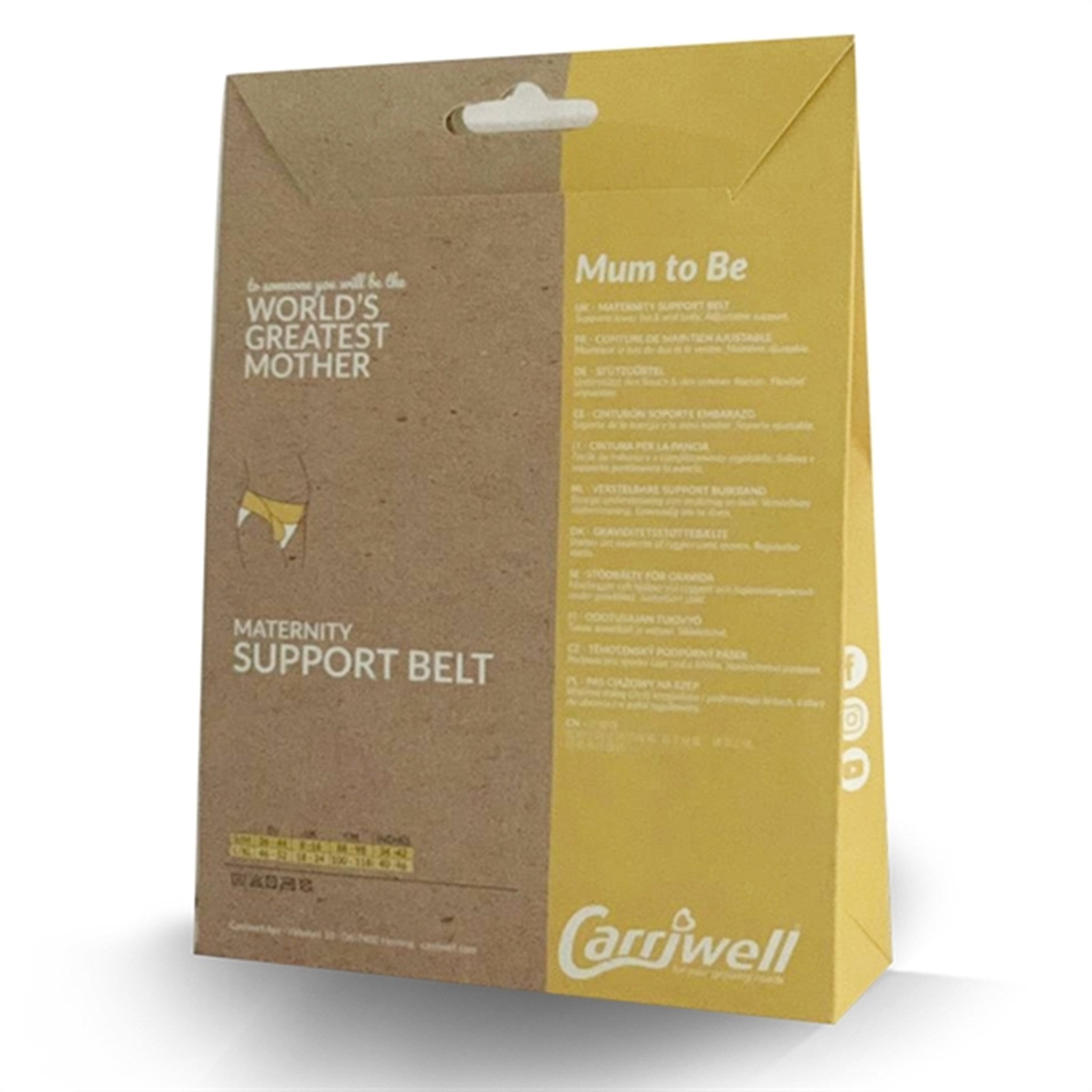 Carriwell Maternity Support Belt Black 6