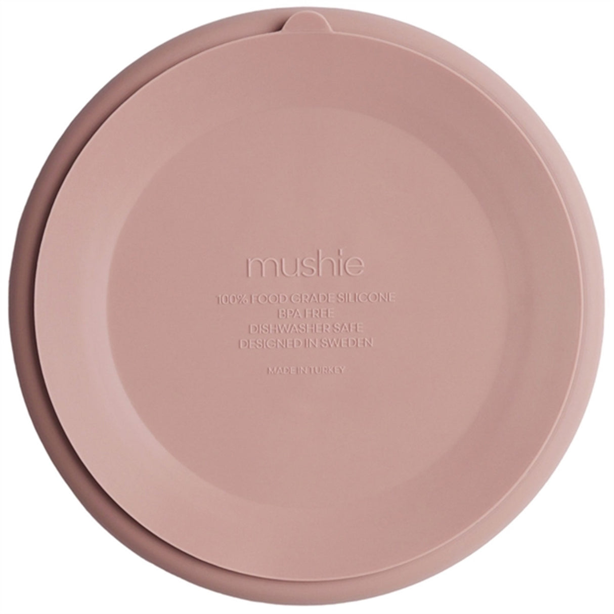 Mushie Silicone Plate Blush
