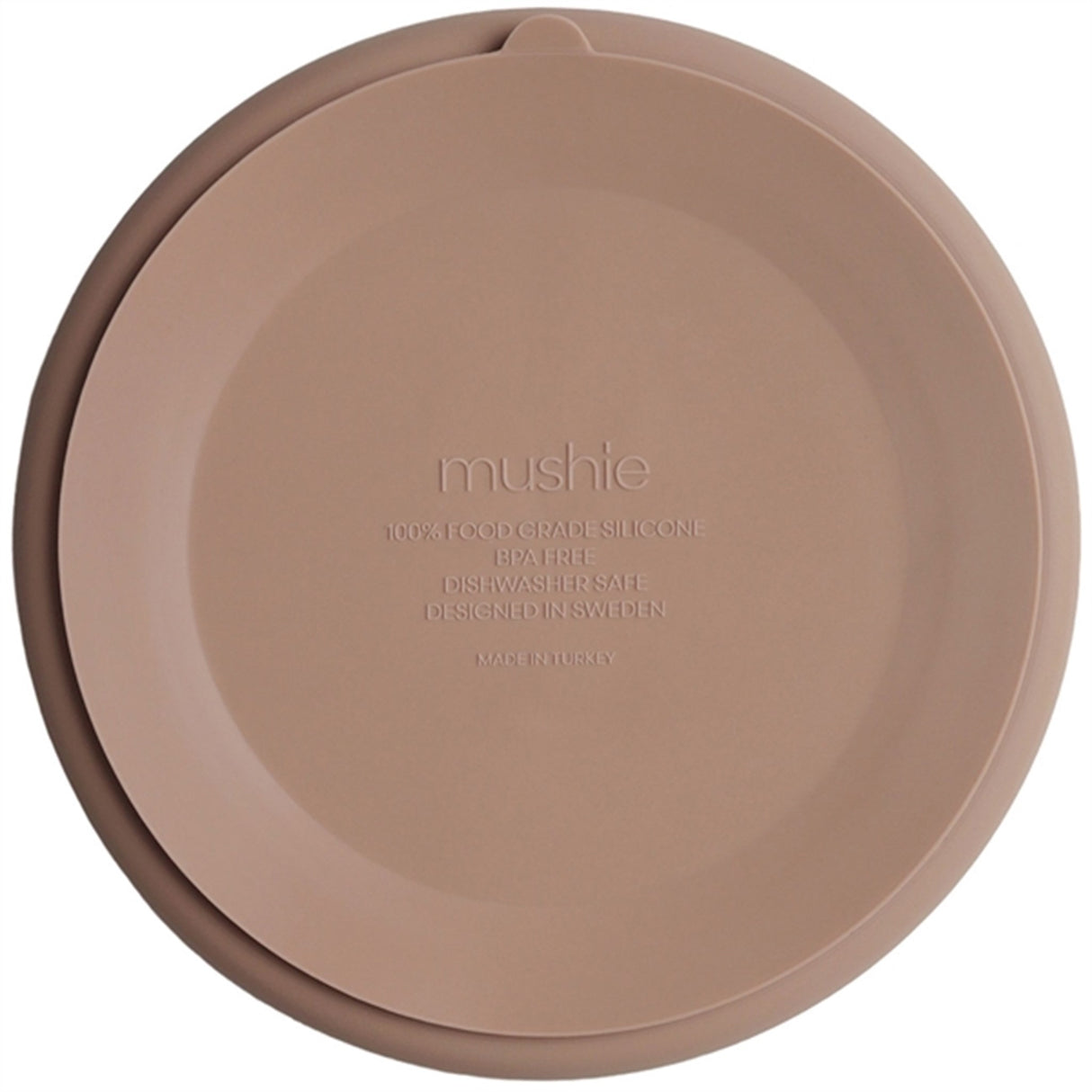 Mushie Silicone Plate Natural