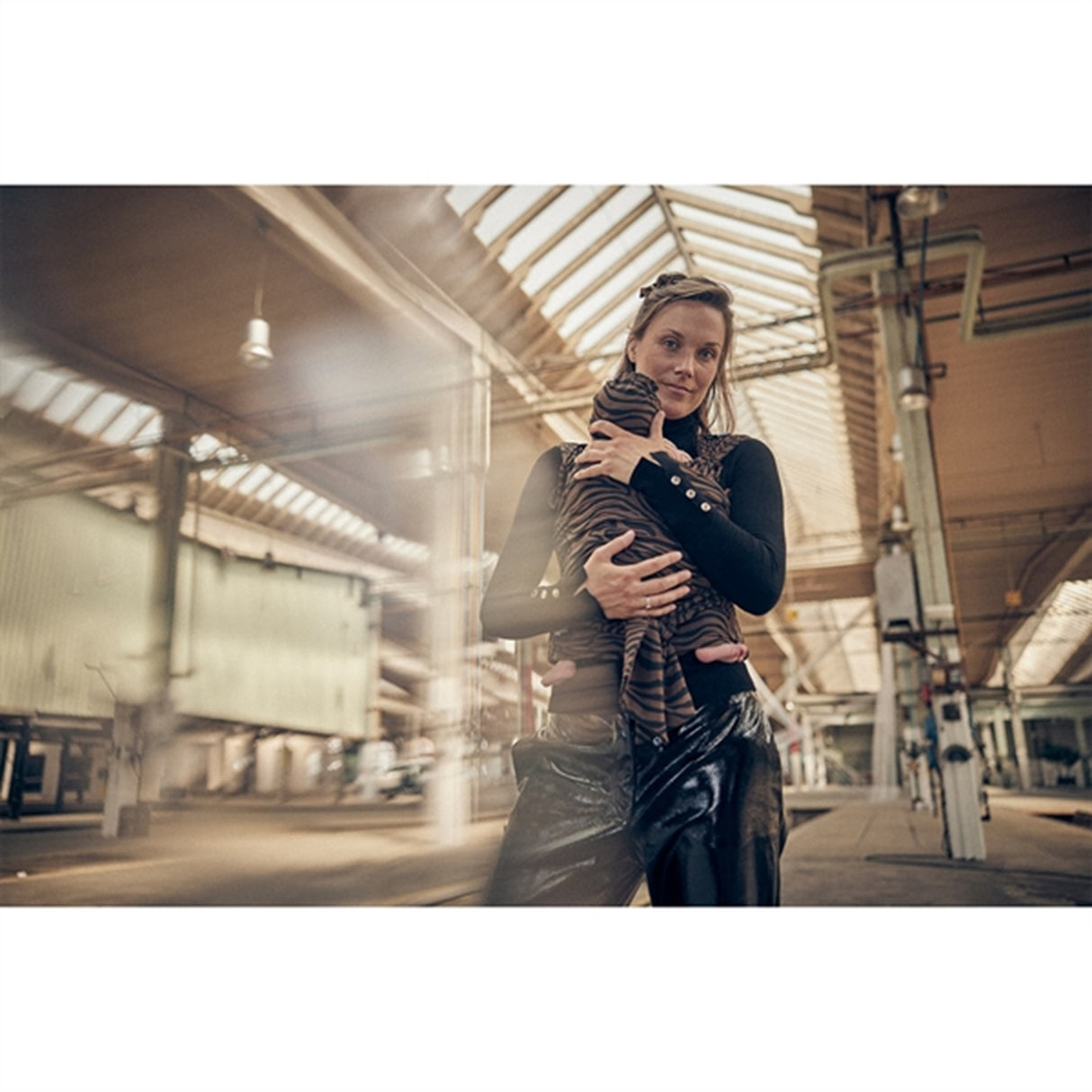 Najell Baby Wrap Zebra Brown