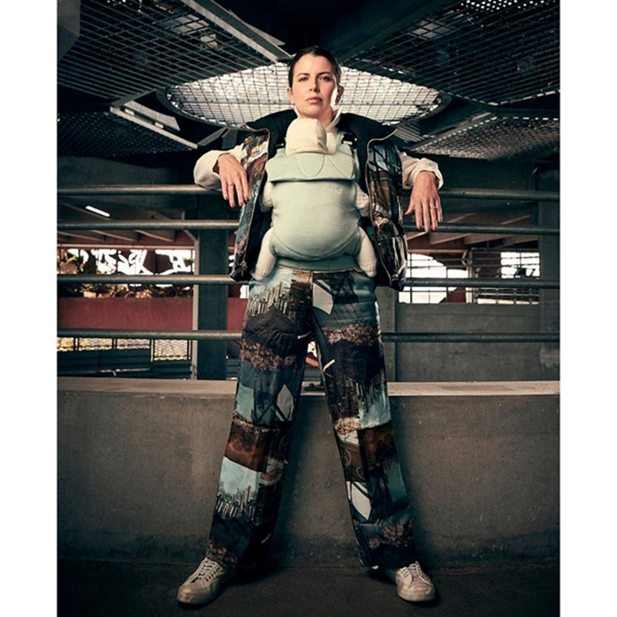 Najell Baby Carrier Easy Soft Flow Pistachio Green