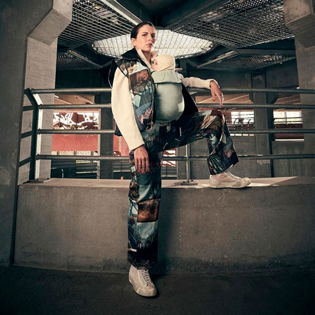 Najell Baby Carrier Easy Soft Flow Pistachio Green