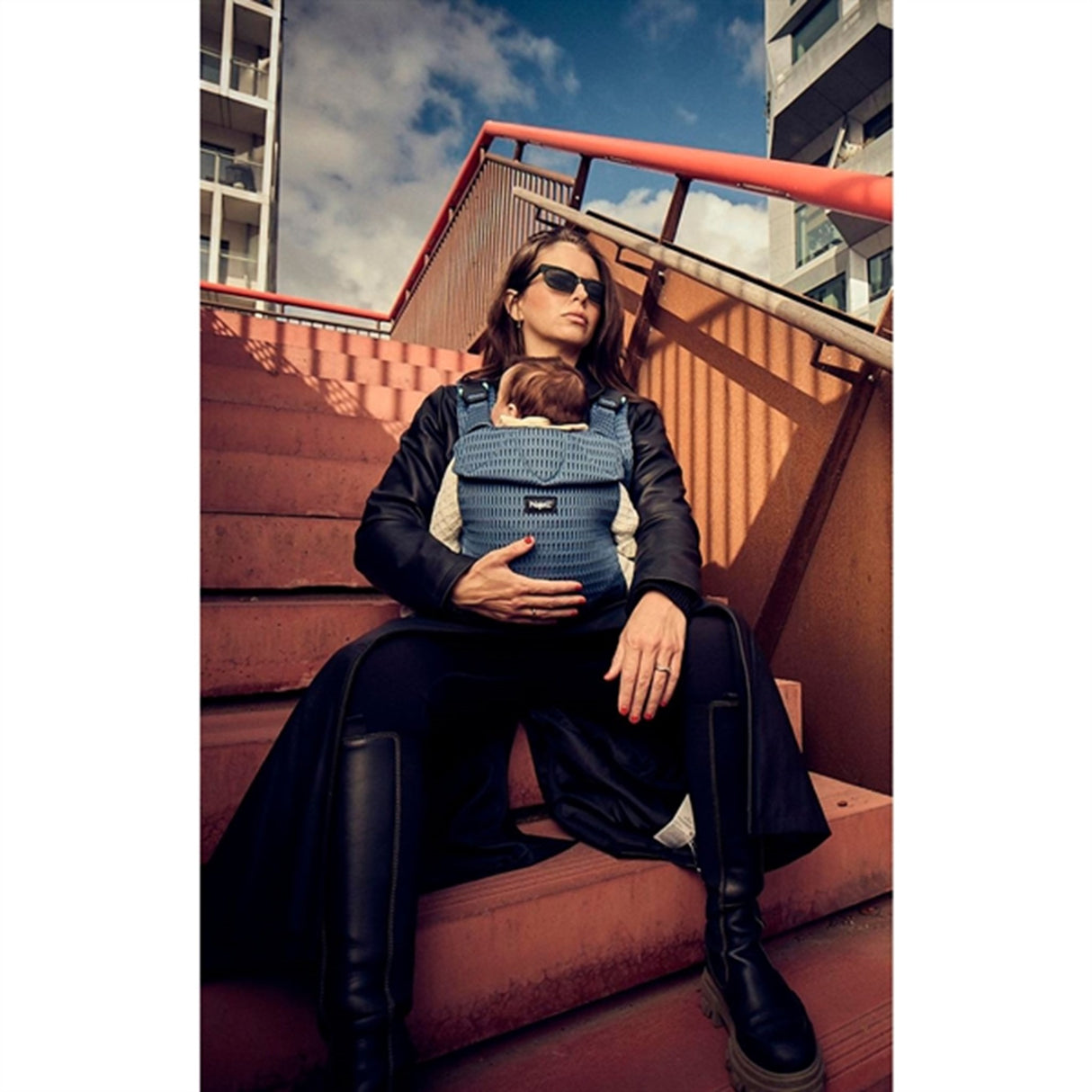 Najell Baby Carrier Easy Breeze Berry Blue