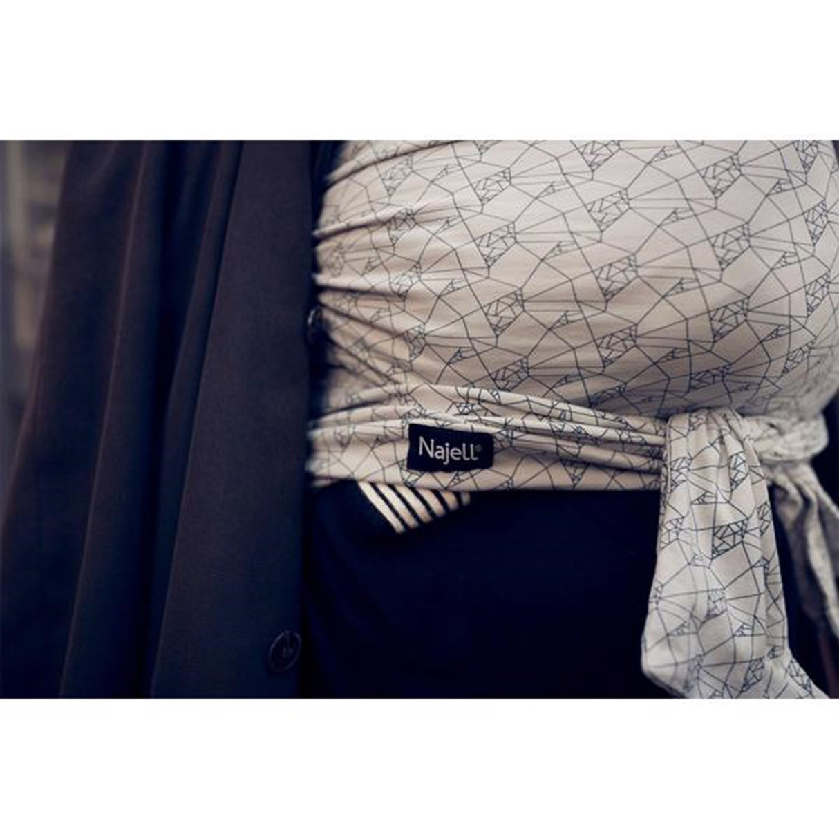 Najell Baby Wrap Charcoal Black