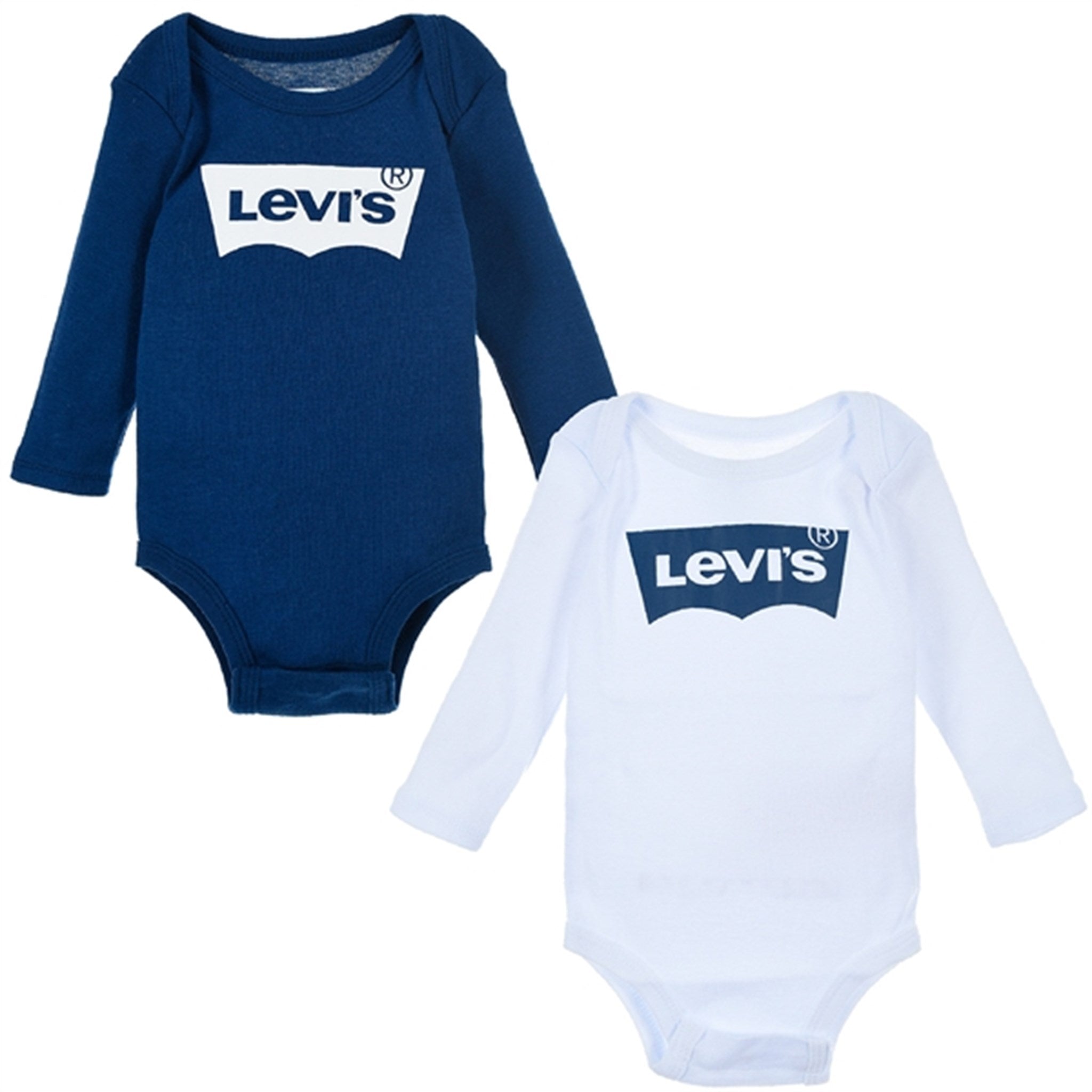 Levi's Batwing Bodies 2-pak Logo Estate Blue/White