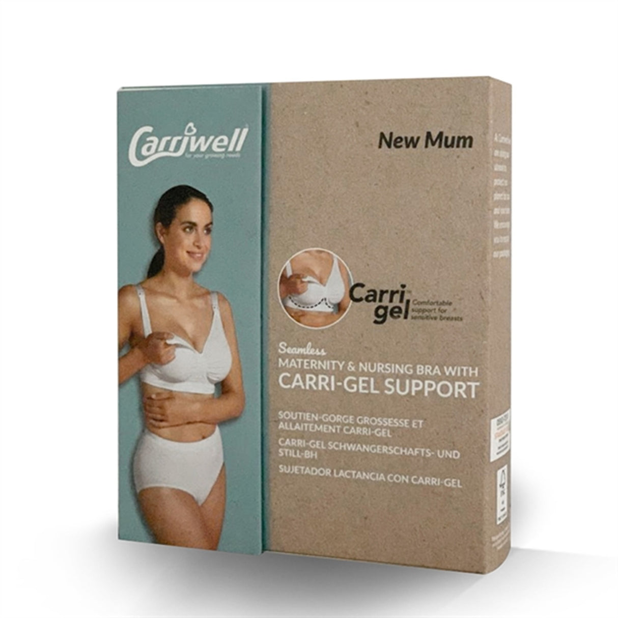 Carriwell Maternity And Nursing Bra With Carri-Gel Support White