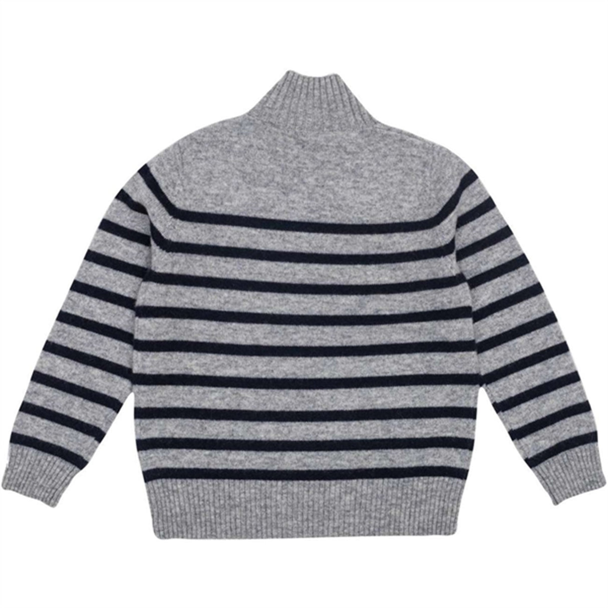 HOLMM Oxford Stripe Opal Cashmere Knit Pullover