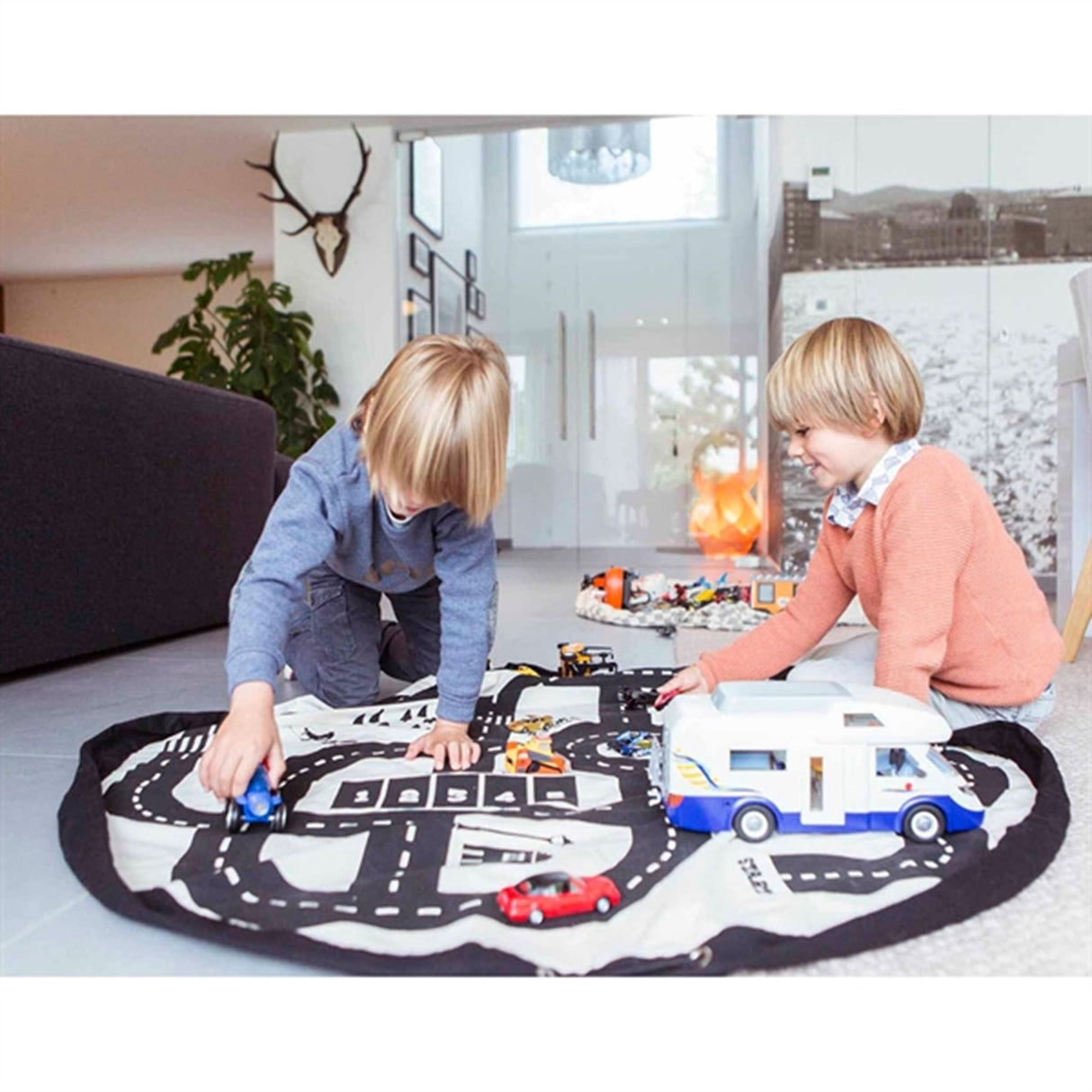 Play&Go 2-in-1 Play Mat Roadmap/Thunderbolt