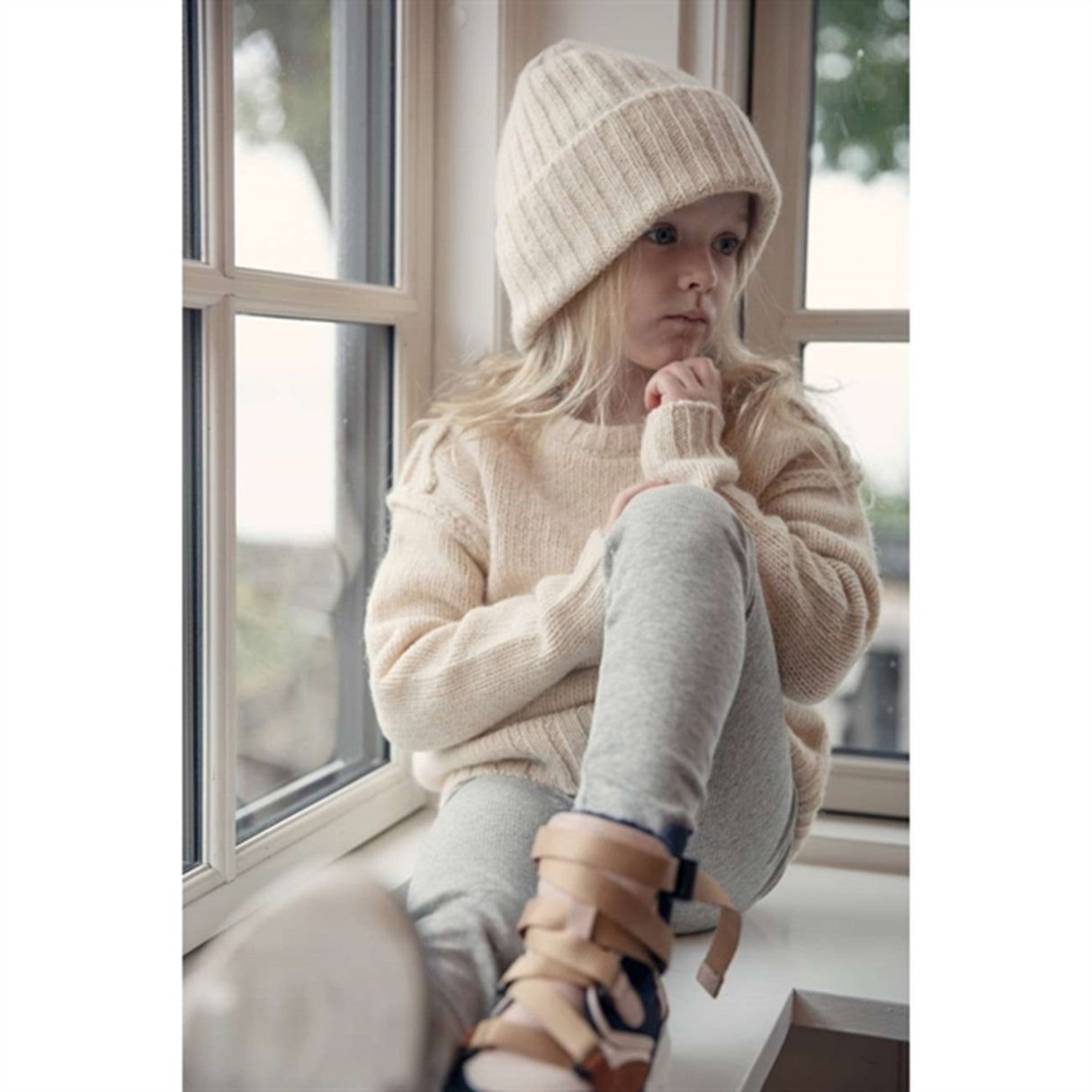 HOLMM Sterling Melange Pablos Knit Leggings