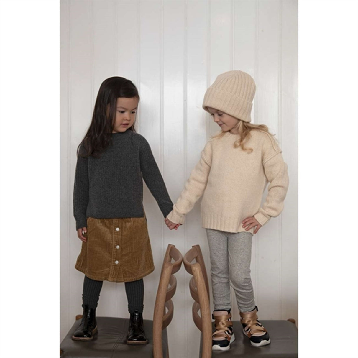 HOLMM Sterling Melange Pablos Knit Leggings