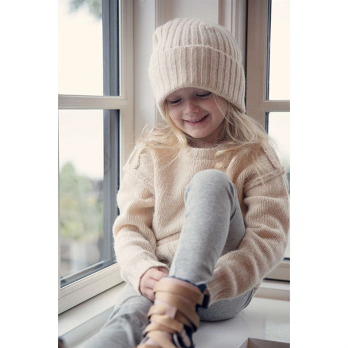 HOLMM Sterling Melange Pablos Knit Leggings