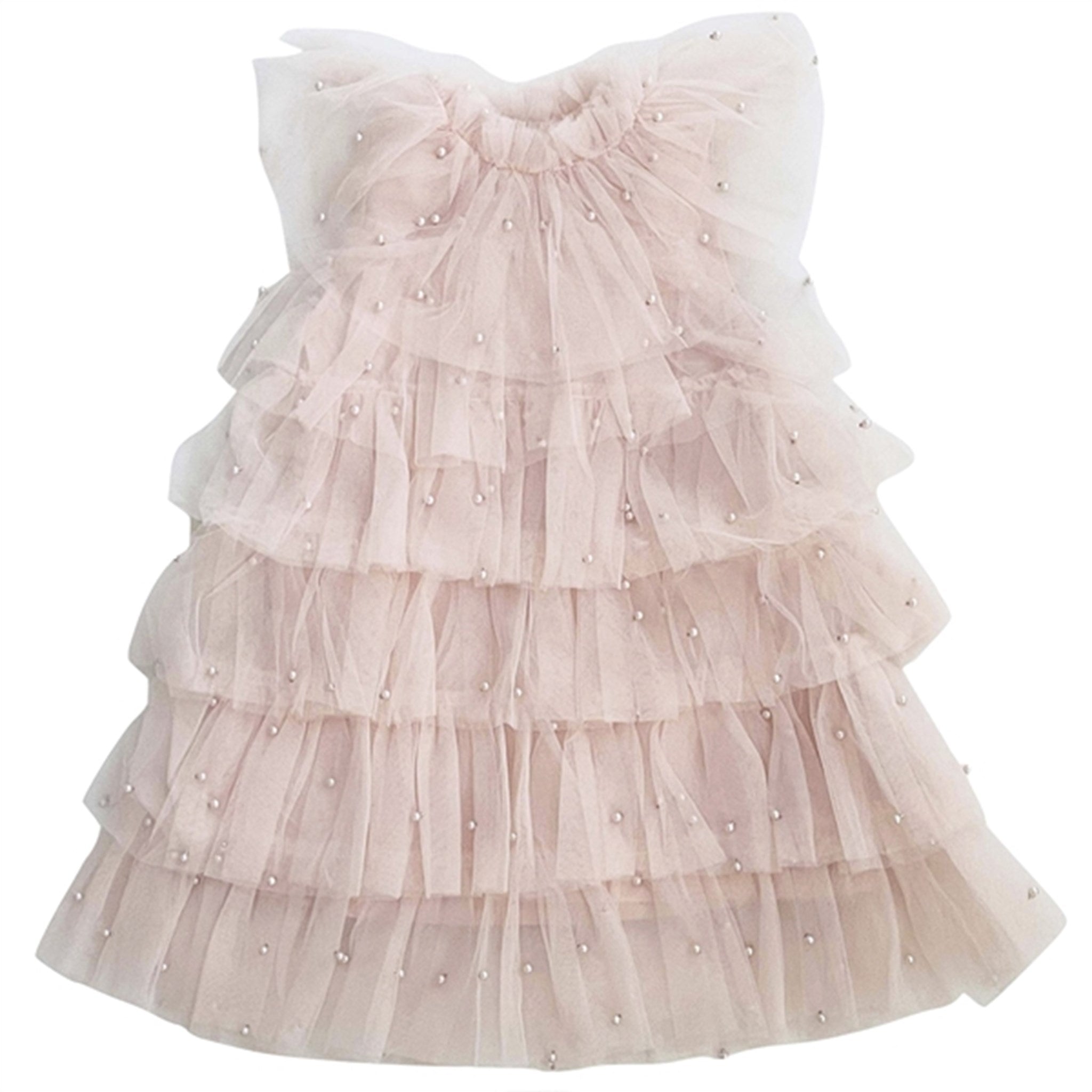 Dolly by Le Petit Tom Pearl Tutully Tiered Tulle Tuttu Dress Pink