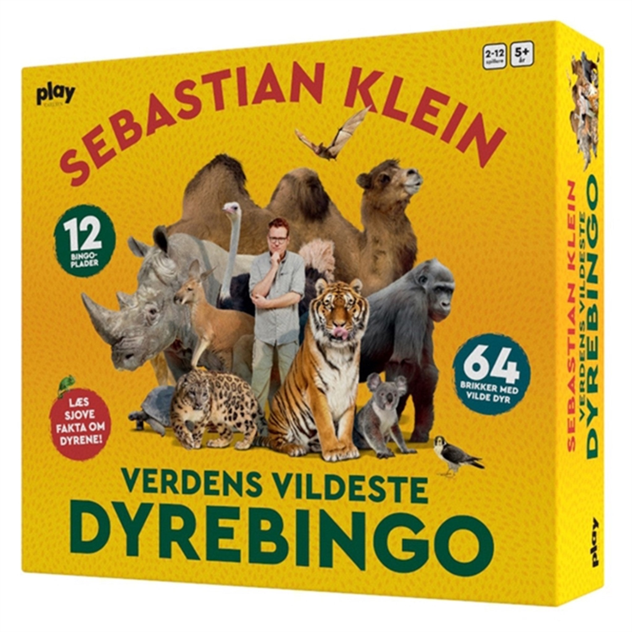 Forlaget Carlsen Sebastian Klein: Verdens Vildeste Dyrebingo