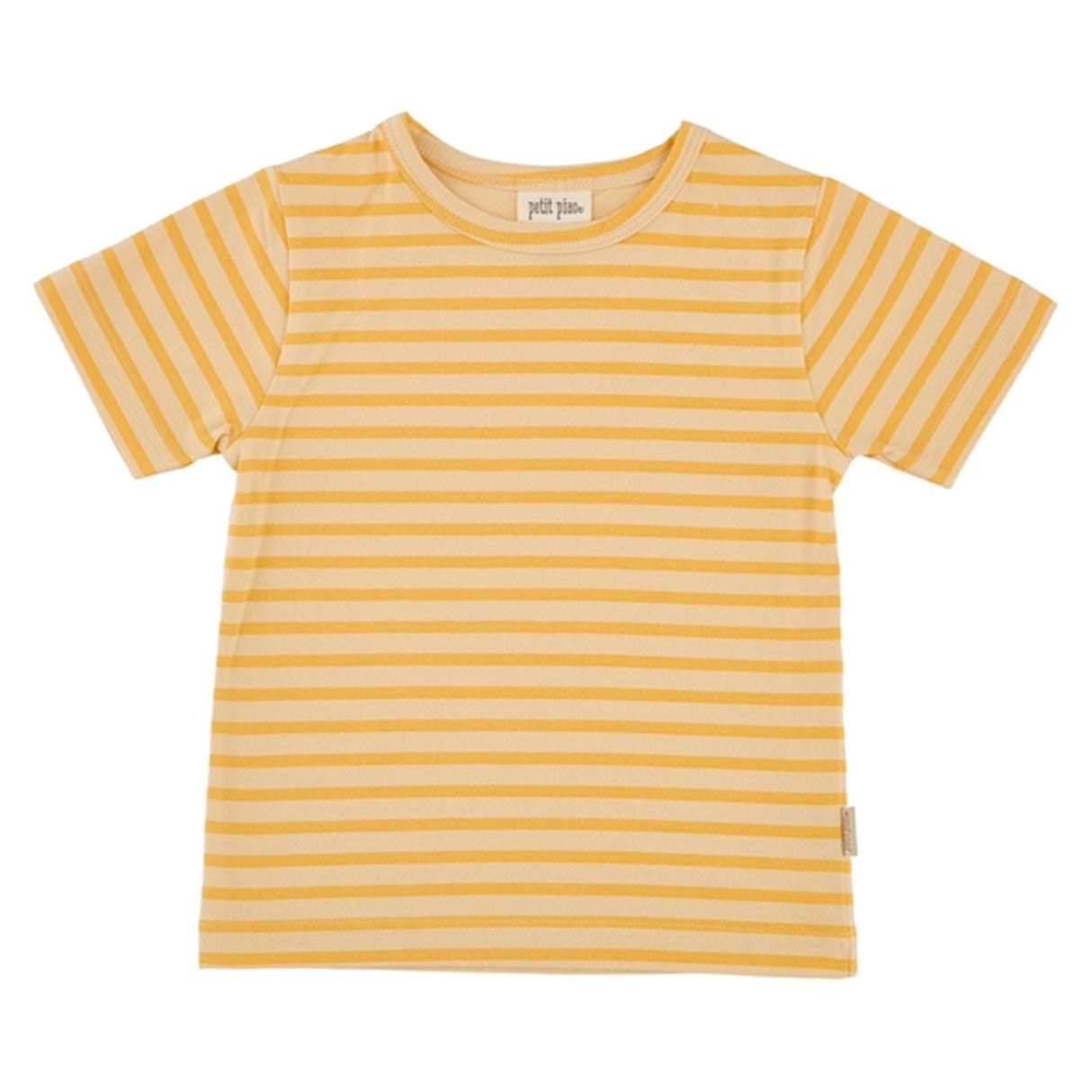Petit Piao Yellow Sun Striped T-shirt Baggy