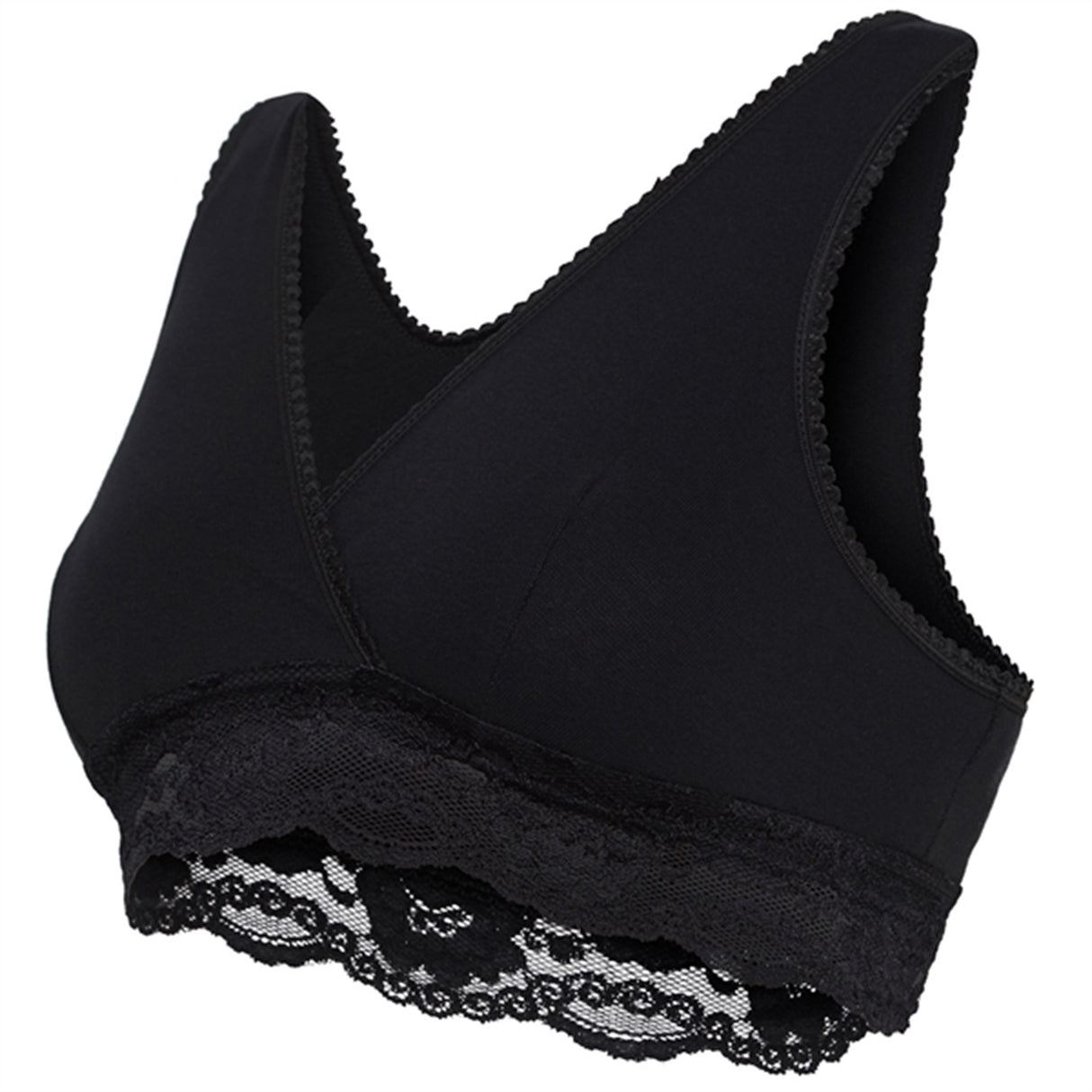 Carriwell Crossover Sleeping And Nursing Bra Black