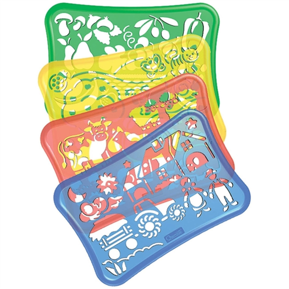 Quercetti Design Stencils: Farm