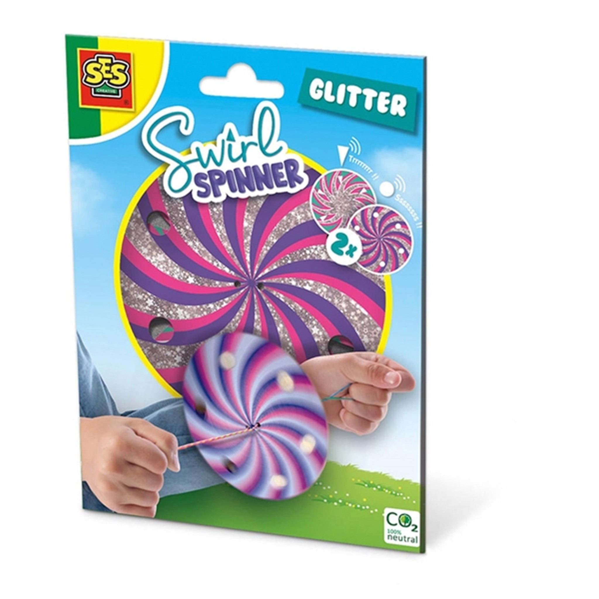 SES Creative - Swirl Spinner - Glitter