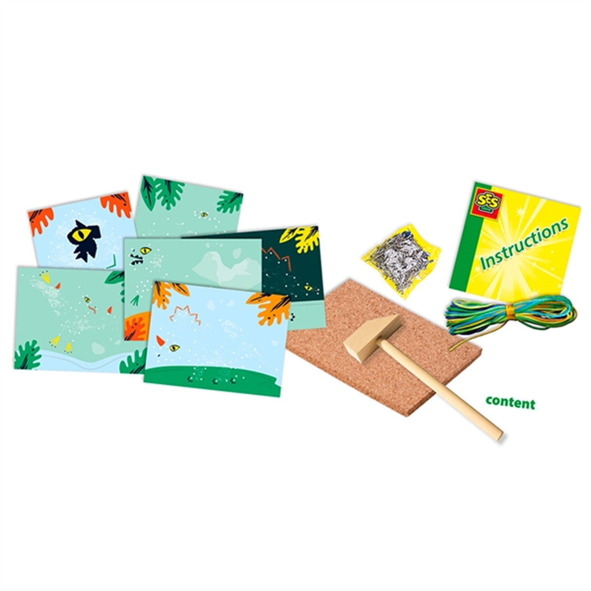 SES Creative Hammer Dino String Art