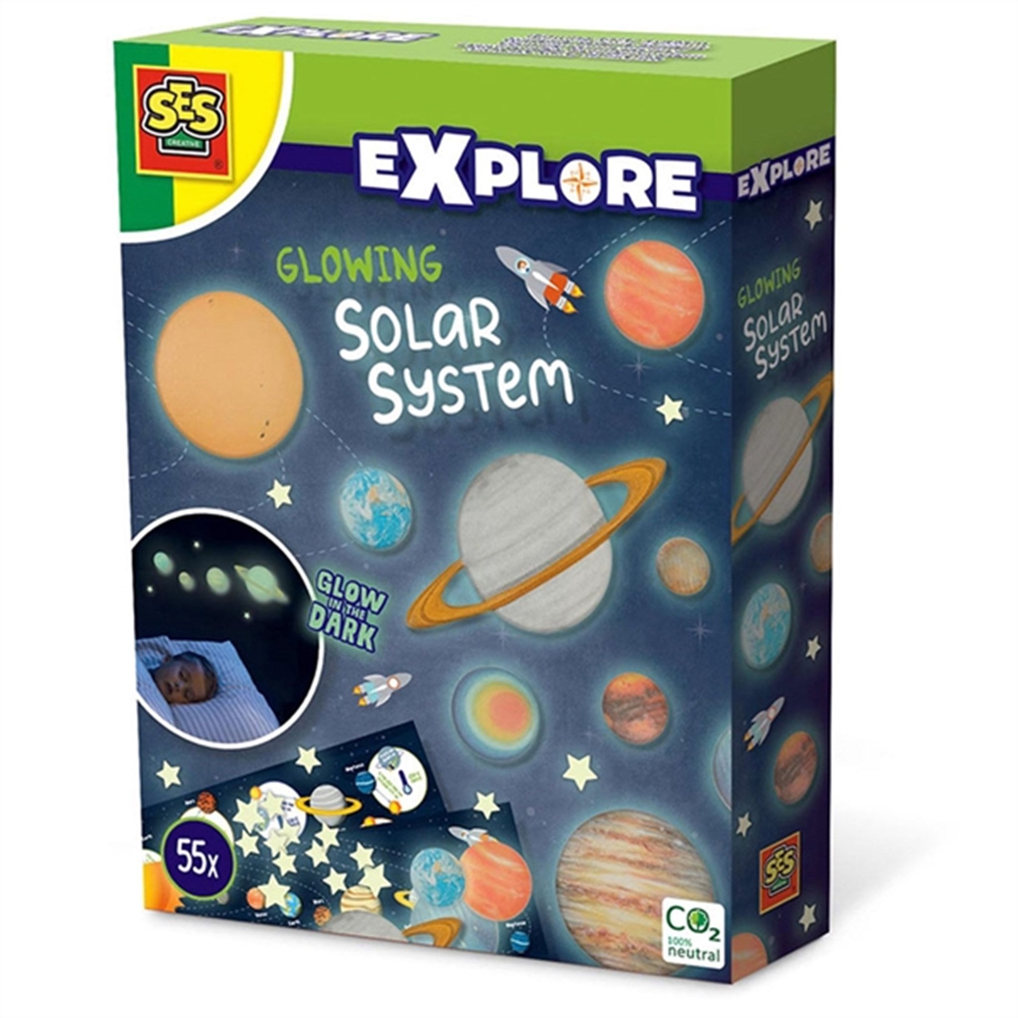 SES Creative Glowing Solar System