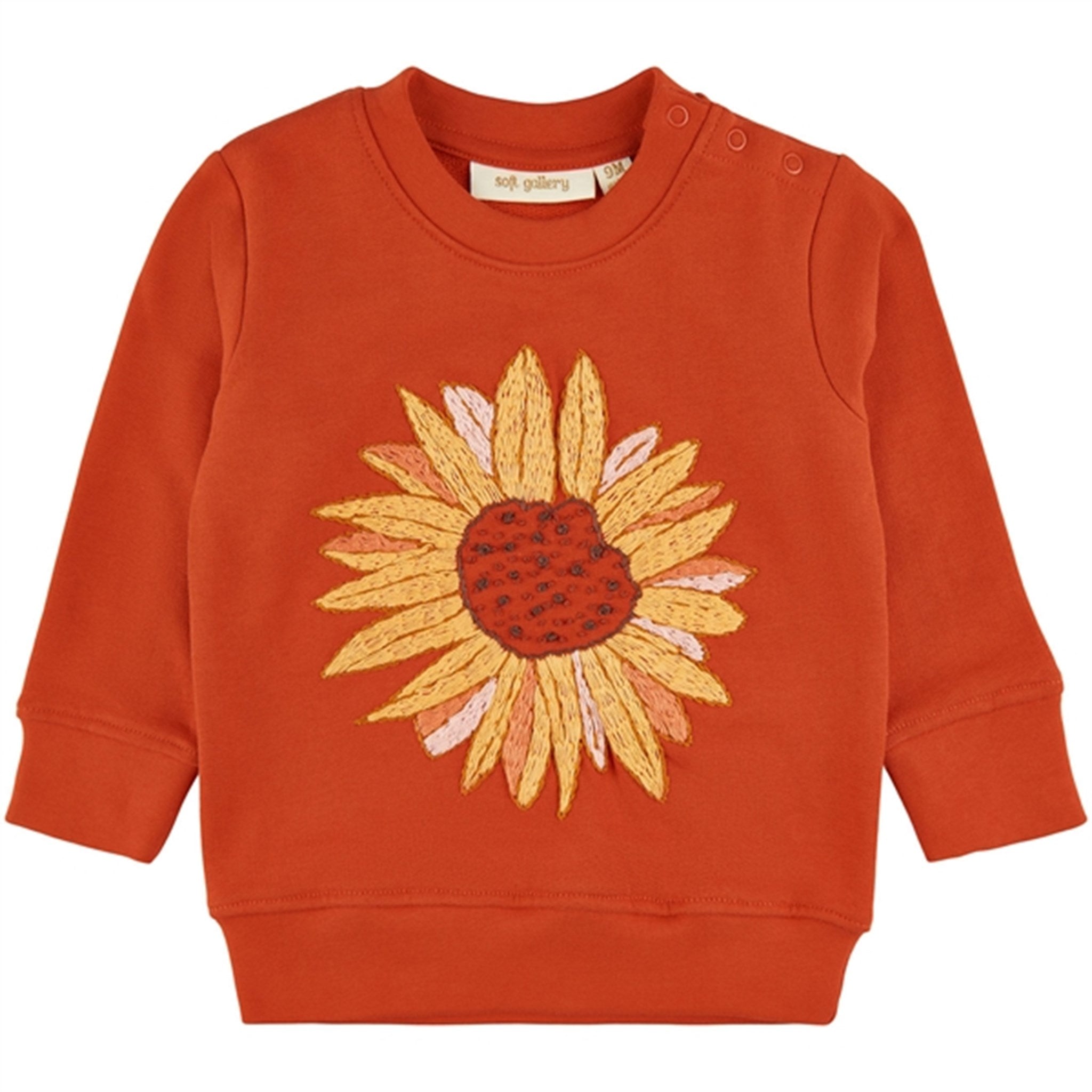 Soft Gallery Scarlet Ibis Buzz Sunflower Sweatshirt
