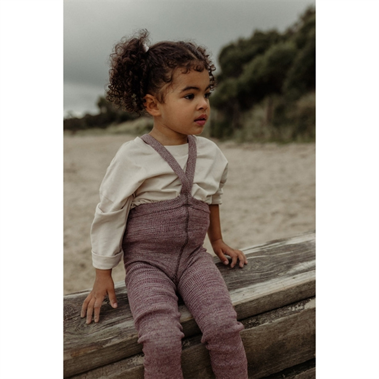 Silly Silas Footless Tights Vanilla Fig