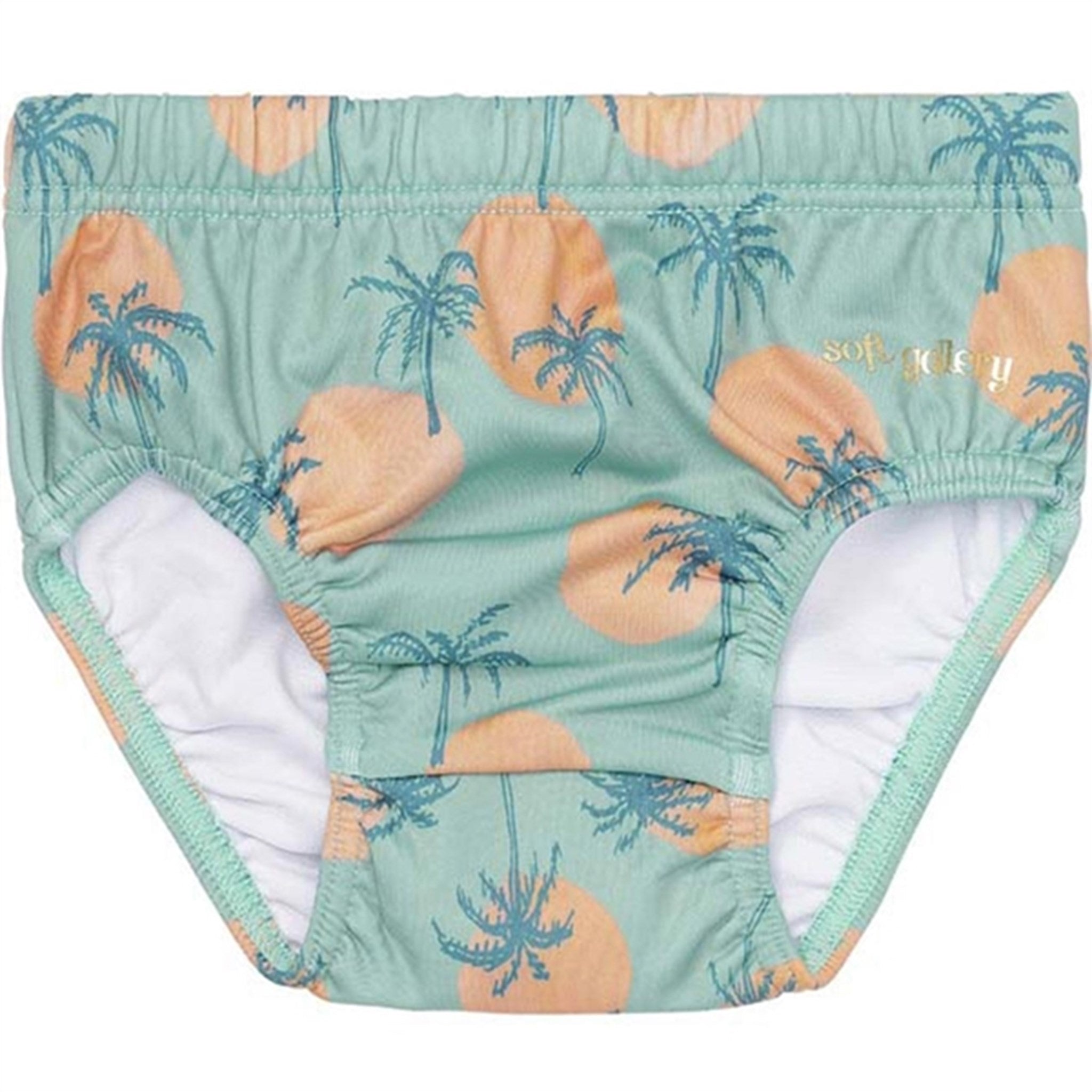 Soft Gallery Granite Green AOP Tropical Miki Swim Pants