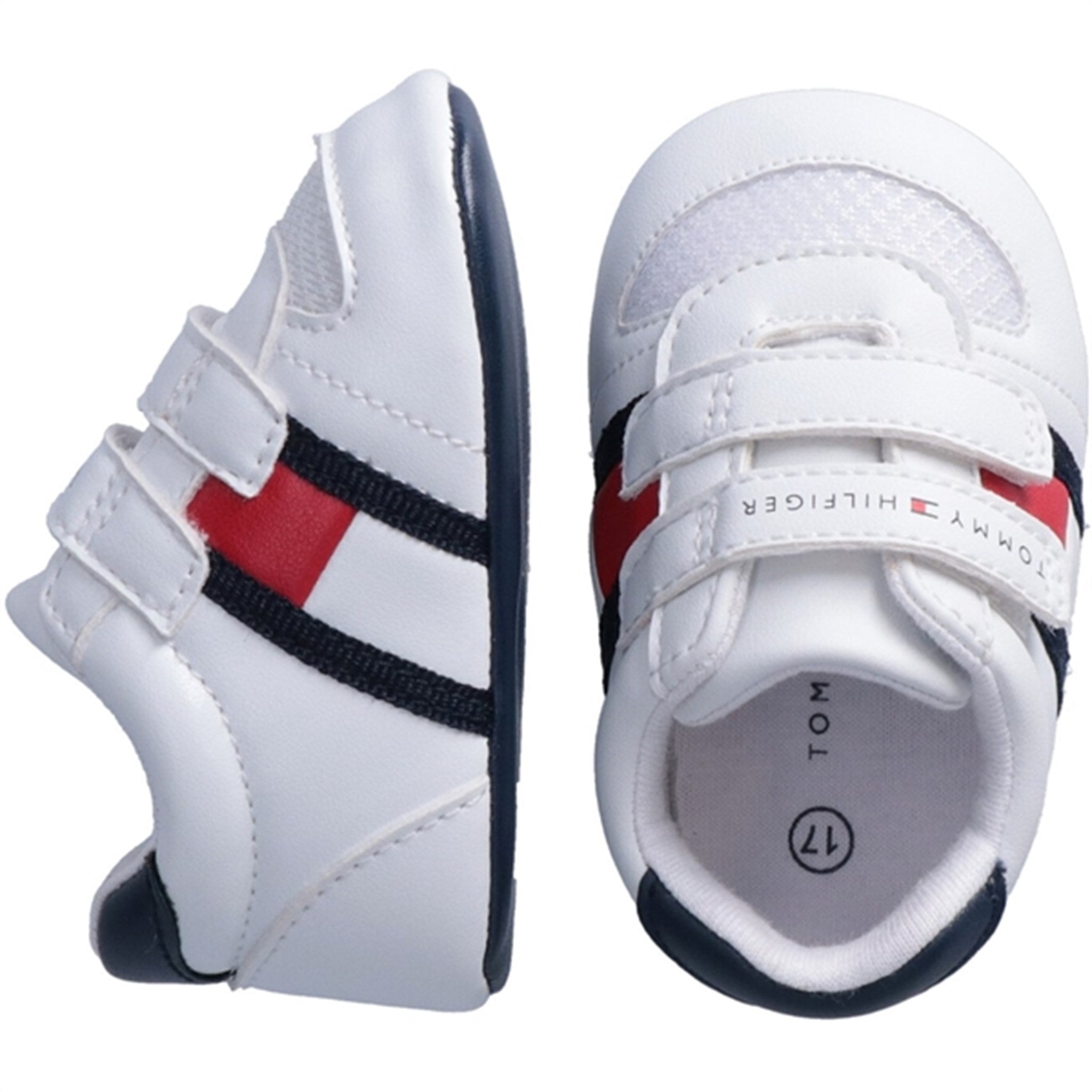 Tommy Hilfiger Flag Velcro Shoes White/Blue 3