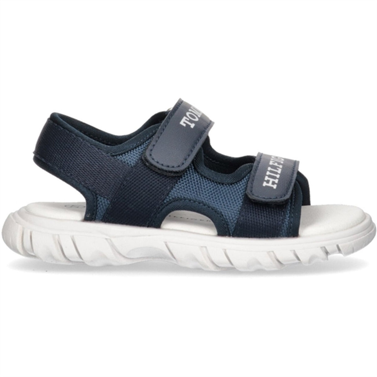 Tommy Hilfiger Logo Velcro Sandal Blue