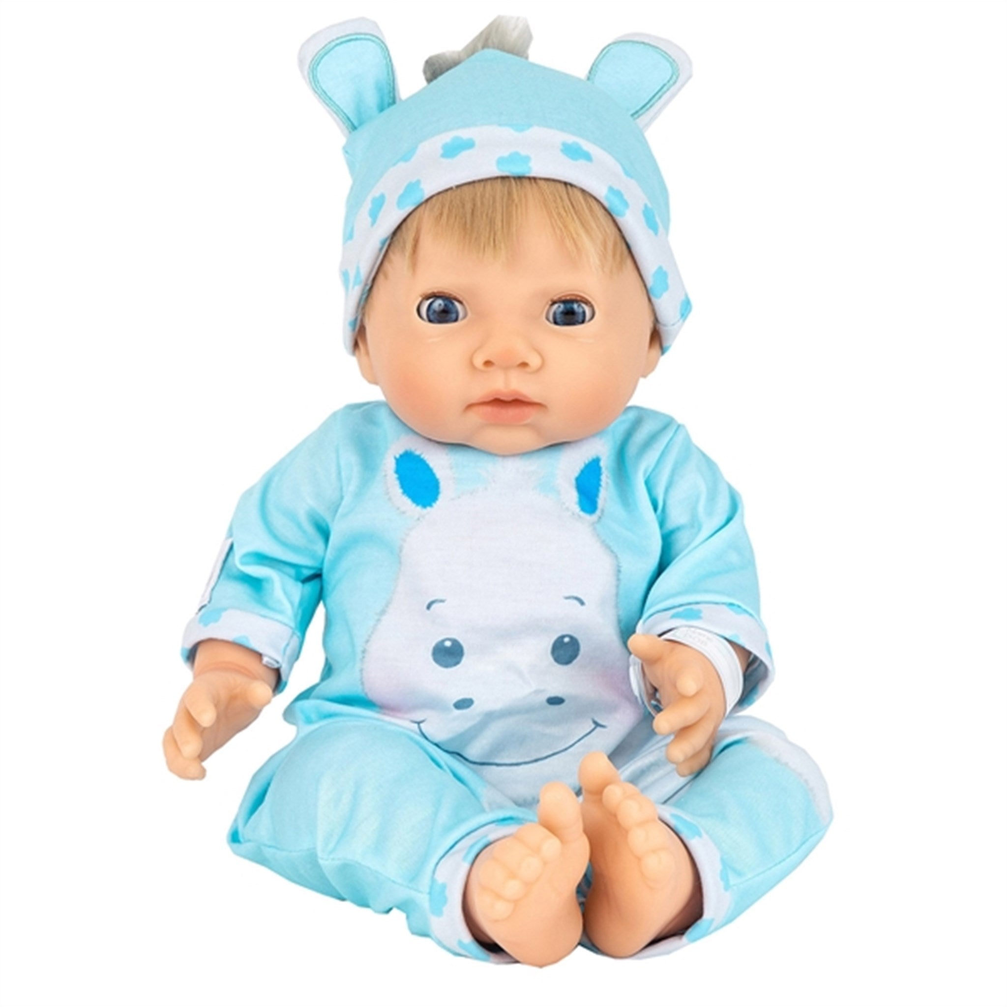 Tiny Treasure Blond Haired Doll Hippo Outfit 7