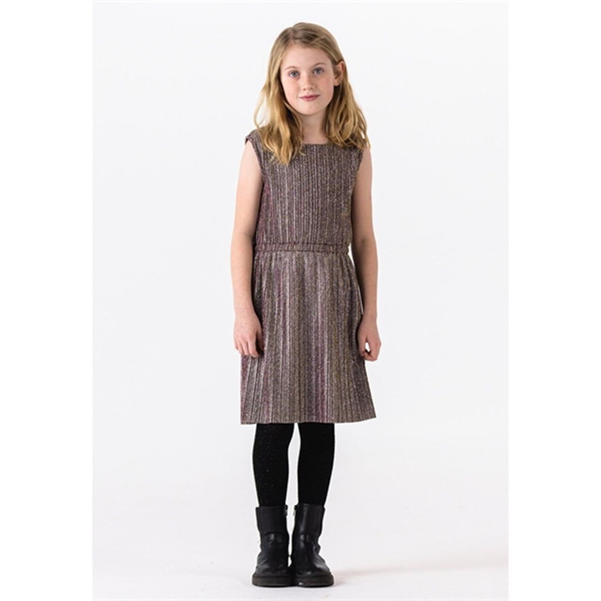 The New Cafe Au Lait Eviana Glitter Dress