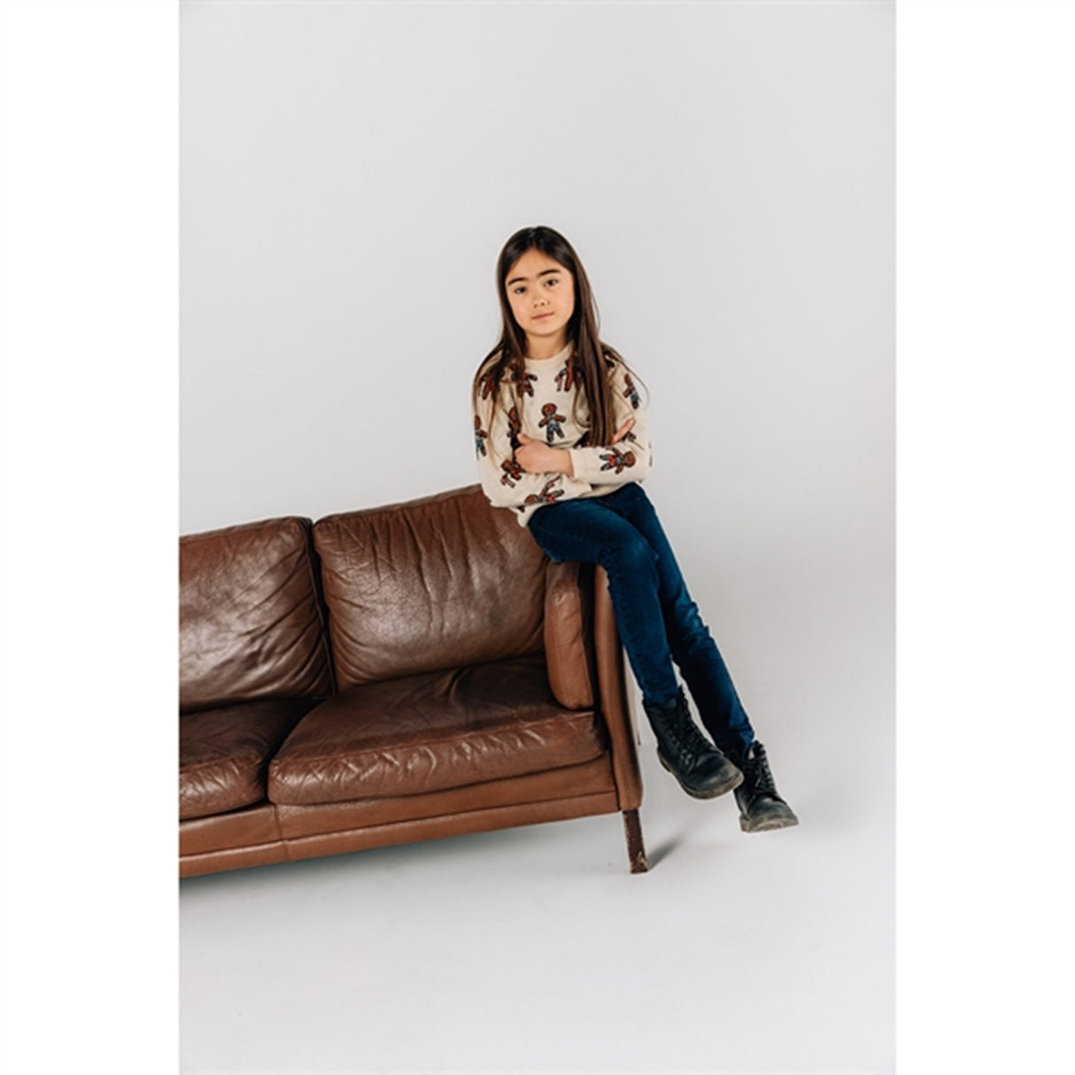 The New White Swan Ginger Aop Holiday Jacquard Knit